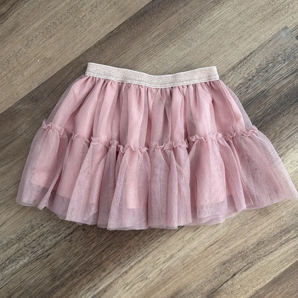 NWT H&M Pink Sparkle Mini Tulle Skirt 2-4y - Picture 4 of 4